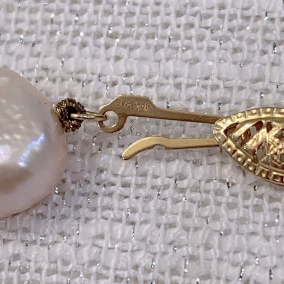 14k Baroque Pearl Strand Necklace - Picture 9 of 11